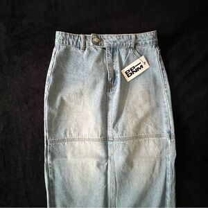 Princess Polly High Rise Blue Jean Skirt